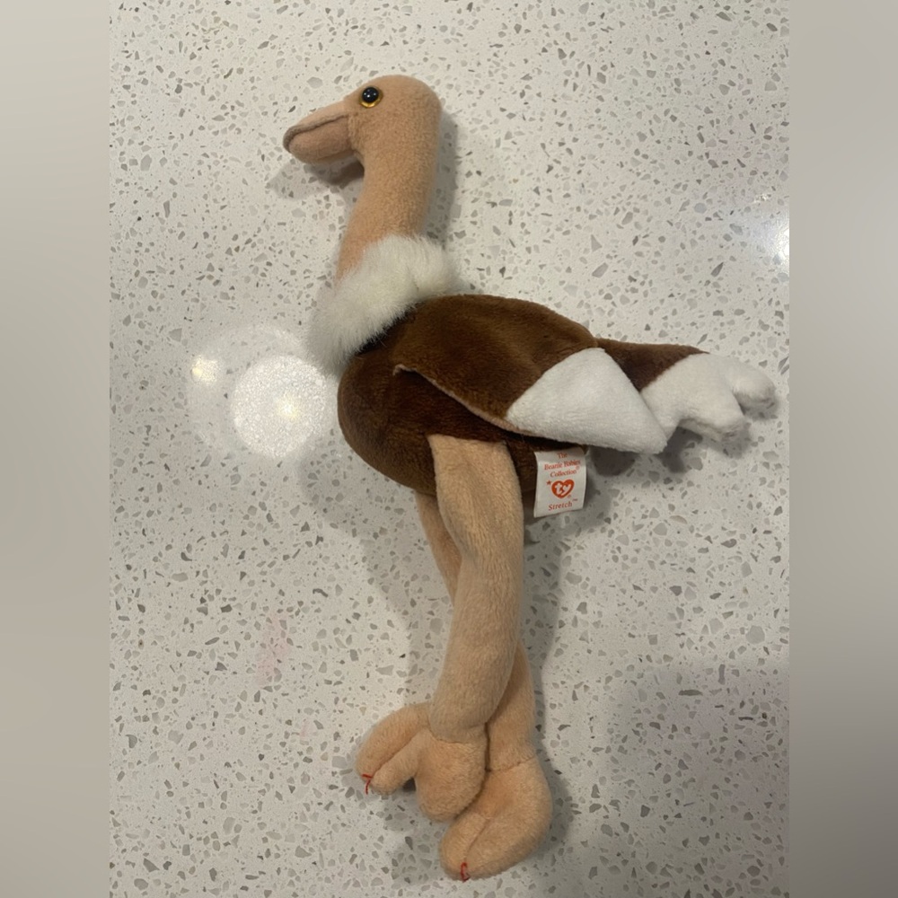 Vintage 1997 Ty Beanie Babies “ Stretch “ the Ostrich